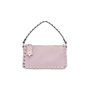 발렌티노 락스터드 그레이니 카프스킨 스몰 크로스바디백 워터 라일락 B0J47VSF6E0