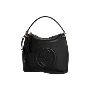 구찌 소호 태슬 레더 핸드백 호보백 블랙 536194-A7M0G-1000
