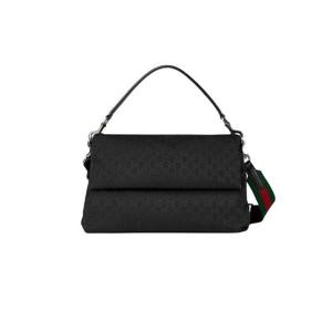 구찌 미디움 GG 크로스바디 백 웹 블랙 821616-FAEHA-1042