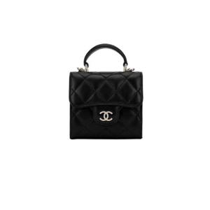 샤넬 체인 미니백 램스킨   골드 메탈 블랙 AP2682-B06660-94305