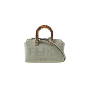 펜디 바이 더 웨이 캔버스 미니 보스턴백 라이트 그린 8BS067ANVGF1K3B