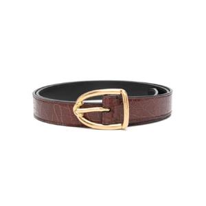 톰포드 크로커다일 이펙트 가죽 벨트 TB286LCL241X