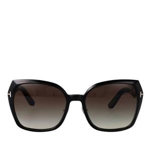 톰포드 오버사이즈 스퀘어 블랙 프레임 선글라스 FT1223 01B 58