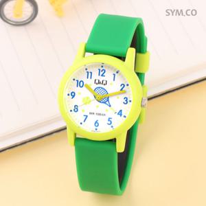 큐앤큐 V23A-016VY 학습에 좋은 테니스 캐릭터 어린이 아동 우레