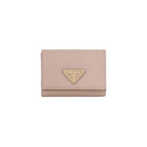 프라다 스몰 사피아노 레더 월렛 파우더 핑크 1MH042-QHH-F0236