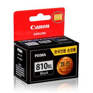 캐논 정품 잉크 PG-810XL 블랙 MP287 MP258 MP276 MP237