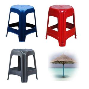 포장마차 야외용 플라스틱 사각 의자 편의점 비치