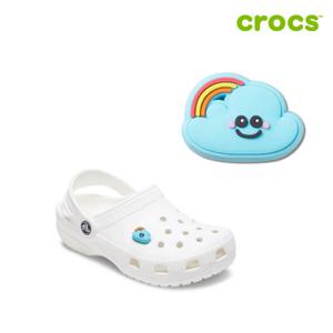 [크록스]스마일 클라우드 레인보우 지비츠 10014585