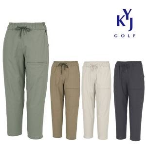 여름 앞포켓 라인 와이드 9부 스판 남성 린넨 바지 DPMMSL81