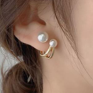 투웨이 은은한 진주 귀걸이 DO2911