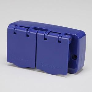 임시 가설 분전반용 방우형 노출 콘센트 2구16A 22