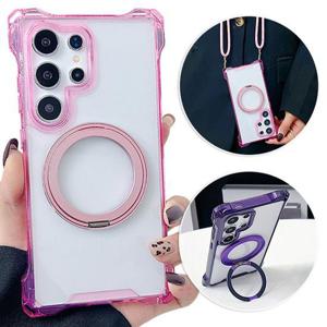 갤럭시와이드6 A13 4G 5G 맥세이프투명하드컬러범퍼스트랩케이스