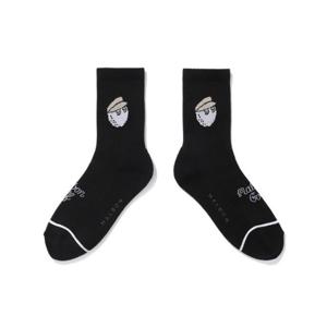 말본골프양말 KQJ M5143PSC01BLK 버킷 자카드 크루 삭스 BLACK