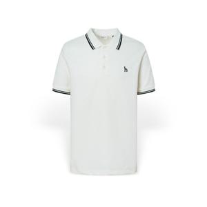 [헤지스] 남성 더블 팁 카라 반팔티셔츠 HZTS5B437OW