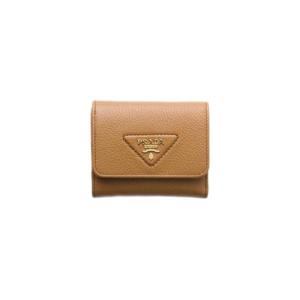 프라다 스몰 레더 월렛 카라멜 1MH043-2BBE-F03CW