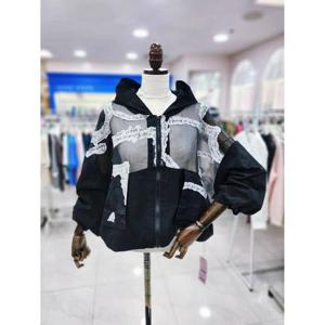 스테파니 세이브존08 레터링 시스루 후드 점퍼 A25JK5211