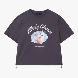 더데이걸 sh06 박시 셔링 반팔티 TGRA25311