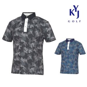 여름 카모 폴로티 쿨스판 라운딩룩 남성 골프 반팔티 DPMMTS78
