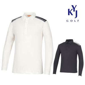 봄가을 카라넥 기능성 라운딩룩 남성 골프티셔츠 DPSMTS83