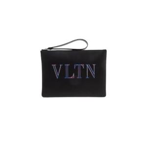 발렌티노 VLTN 로고 클러치 블랙 P0299CWKN78