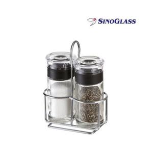 미니소금 시노글라스 후추병 세트 소금 후추통