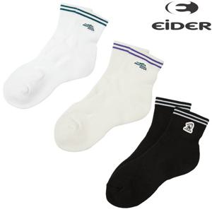 아이더 (DUA25S07) 남녀공용 캐주얼 로고 단목 흡습속건 양말