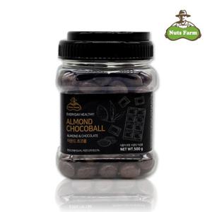 넛츠팜 아몬드초코볼 500g 원통
