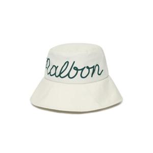 말본골프모자 KQJ M5143PHT14IVY 말본 스크립트 방수 버킷햇 IVORY