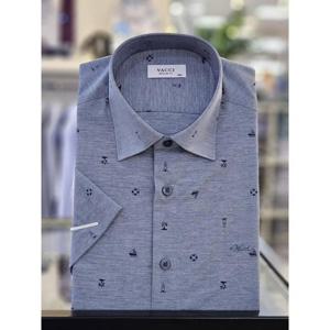 바찌 세이브존07 반팔 카치온 슬림핏 셔츠 VD1O2CR651