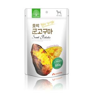 더내추럴 호박 군고구마 큐브 300g X5개 강아지 간식