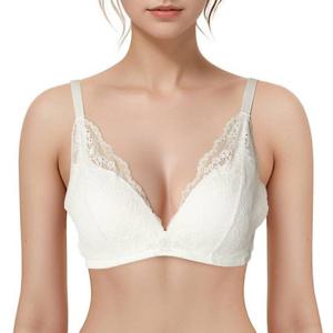 엘르이너웨어 베일 노와이어 레이스 브라EEWBR331IV