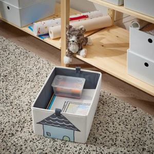 이케아 바른드룀 수납함 베이지 26x37x17cm 수납함 수납박스 수납상자