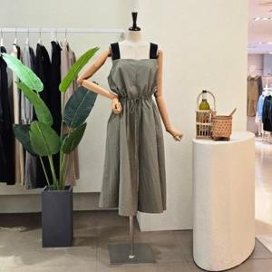 [포커스]  25FM4C9PT5786_허리 스트링 와이드 점프슈트