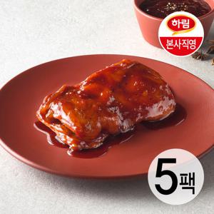 하림X동대문엽기떡볶이 소스 잘 먹은 닭다리살 마라 100g 5팩
