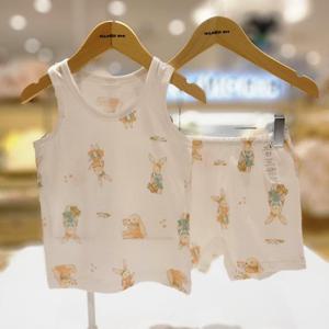 [오가닉맘] 아동 벨꼬뜨니여아 런닝사각팬티 2종세트 (MKFUUR05D)