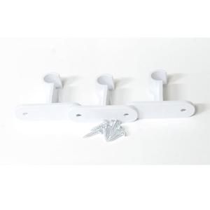 커튼브라켓 15mm 3매1세트 화이트