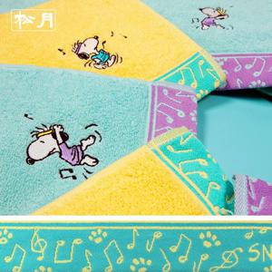 송월 스누피 뮤직 세면타월 기념수건 답례품