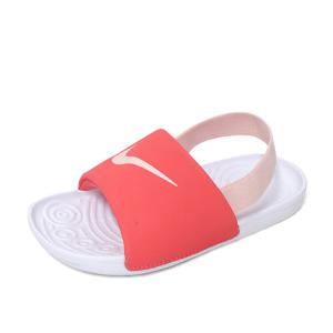 나이키 키즈 카와 샌들 슬리퍼 핑크 화이트 BV1094-800