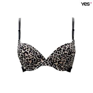 [예스]레오파드 브라운 호피 브라 YSWBAA01