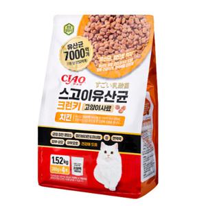CIAO 이나바 스고이 유산균사료 1.52kg 크런키 치킨
