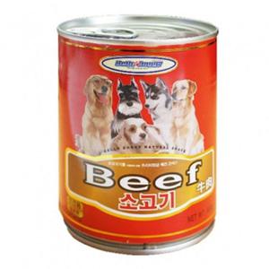반려견 소고기 통조림 400g 강아지 캔 습식 간식
