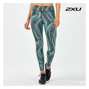 [2XU][2XU] 여성 미드라이즈 프린트 컴프레션 레깅스_XUMD262ABW