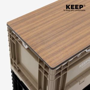 [KEEP]KEEP 캠핑 폴딩박스 MDF 상판 우드 미니멀웍스 캠퍼필드