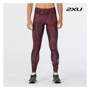 [2XU][2XU] 여성 미드라이즈 프린트 컴프레션 레깅스_XUMD262TMW