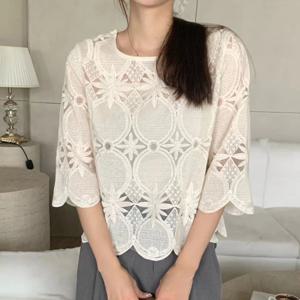 [드넬]에스닉레이스블라우스DWB52153A