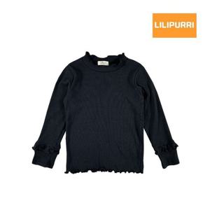 [릴리푸리]플로우골지티셔츠(L2AT22_BK)