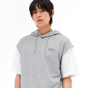 체이스컬트 HC16 레이어드 후드 반팔 티셔츠 EBRK5812D0B