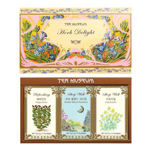 [티뮤지움][티뮤지움] Mini tea box 허브 딜라이트 세트 (페퍼민트&선다운&카모마일/3박스)