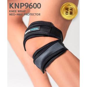 키모니 국내생산 KNP9600 네오맥스 좌,우 구분 간편한 집중압박 듀얼밴드형 무릎 보호대 1P