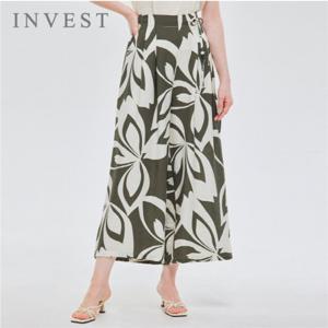 에스닉 나염 와이드 밴딩 팬츠_INI5M1PT7211